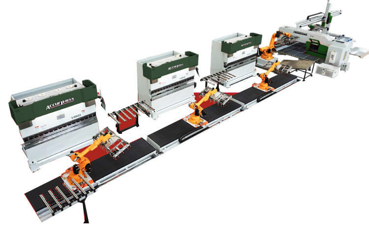 dây chuyền kết nối sản xuất tự động